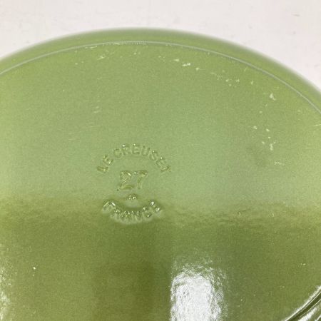  LE CREUSET ルクルーゼ シグニチャー ココット オーバル 27cm グリーン