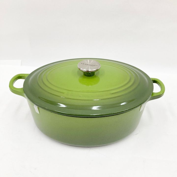 中古】 LE CREUSET ルクルーゼ シグニチャー ココット オーバル 27cm ...