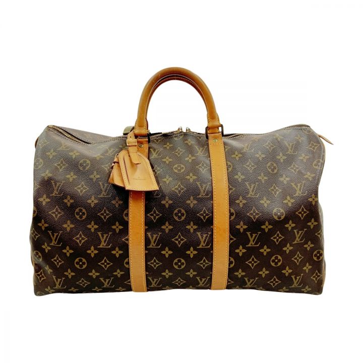 ルイヴィトン LOUISVUITTON キーポル50 ボストンバック モノグラム LOUIS VUITTON ルイヴィトン モノグラム キーポル50 ユニセックス