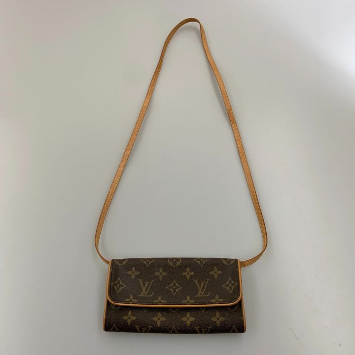 LOUIS VUITTON ルイヴィトン モノグラム ポシェット ツインGM ショルダーバッグ M51852 ブラウン｜中古 ｜なんでもリサイクルビッグバン