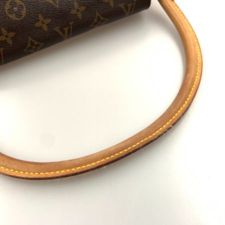  LOUIS VUITTON ルイヴィトン モノグラム ミニ ルーピング セミショルダーバッグ M51147 ブラウン