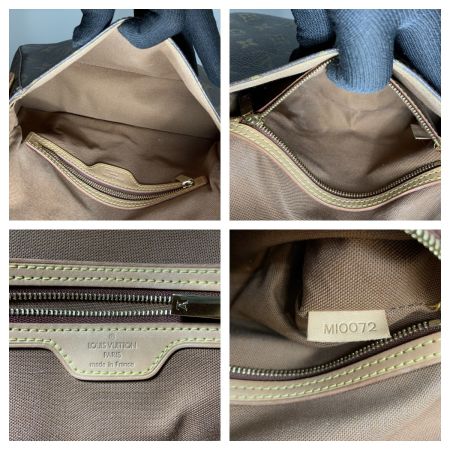  LOUIS VUITTON ルイヴィトン モノグラム ミニ ルーピング セミショルダーバッグ M51147 ブラウン