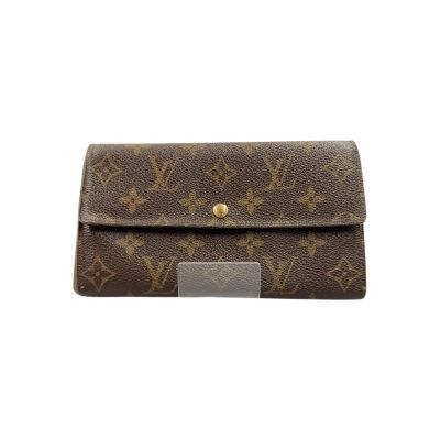 中古】 LOUIS VUITTON ルイヴィトン モノグラム ポルトフォイユ