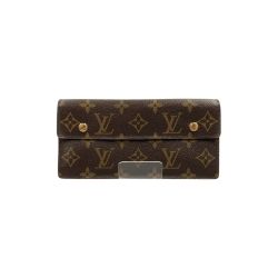 〇〇 LOUIS VUITTON ルイヴィトン モノグラム ポルトフォイユ アコルディオン 二つ折り長財布  M58008 ブラウン Cランク