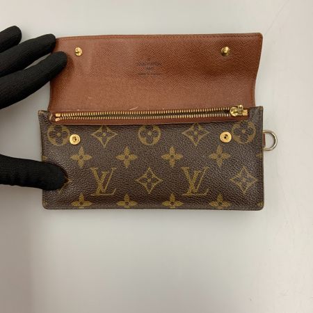  LOUIS VUITTON ルイヴィトン モノグラム ポルトフォイユ アコルディオン 二つ折り長財布  M58008 ブラウン