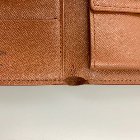  LOUIS VUITTON ルイヴィトン モノグラム ポルトフォイユ マルコ 二つ折り短財布  M61675 ブラウン