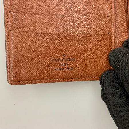  LOUIS VUITTON ルイヴィトン モノグラム ポルトフォイユ マルコ 二つ折り短財布  M61675 ブラウン