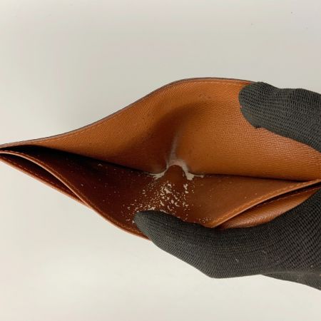  LOUIS VUITTON ルイヴィトン モノグラム ポルトフォイユ マルコ 二つ折り短財布  M61675 ブラウン