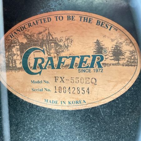  CRAFTER エレアコギター FX-550EQ ジャンク品 現状渡し