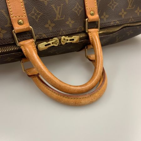  LOUIS VUITTON ルイヴィトン モノグラム キーポル55 ボストン バッグ M41424 ブラウン