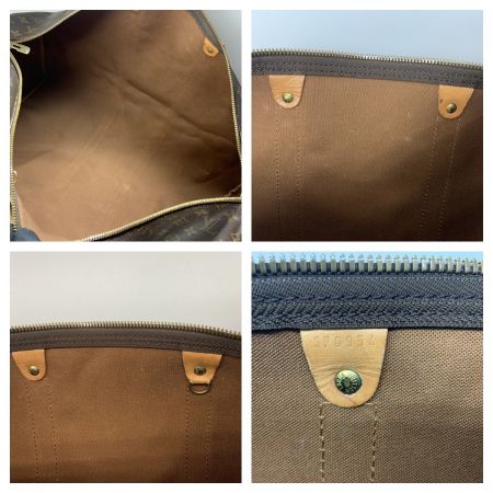  LOUIS VUITTON ルイヴィトン モノグラム キーポル55 ボストン バッグ M41424 ブラウン