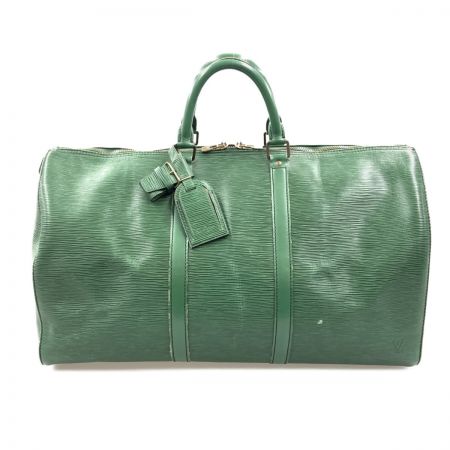  LOUIS VUITTON ルイヴィトン エピ キーポル50 ボストンバッグ M42964 グリーン