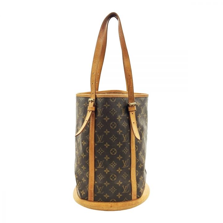 LOUIS VUITTON ルイヴィトン モノグラム バケットGM ショルダーバッグ M42236 ブラウン｜中古｜なんでもリサイクルビッグバン