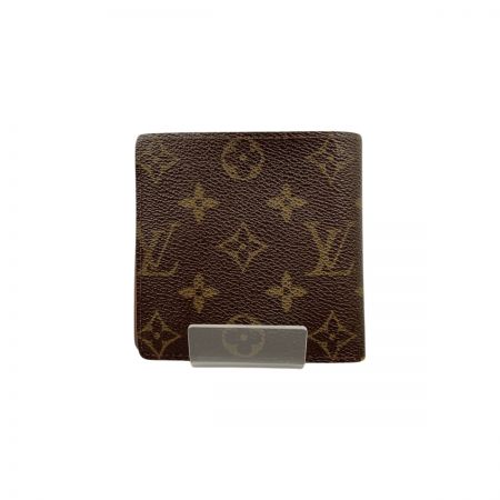  LOUIS VUITTON ルイヴィトン モノグラム ポルトフォイユ マルコ 二つ折り短財布  M61675 ブラウン