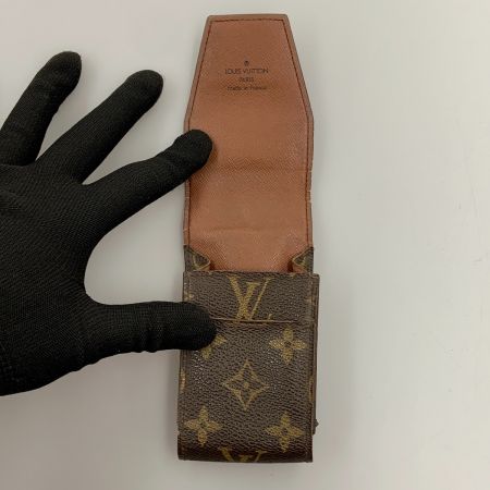  LOUIS VUITTON ルイヴィトン モノグラム エテュイ シガレット シガレットケース M63024 ブラウン