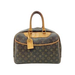 〇〇 LOUIS VUITTON ルイヴィトン モノグラム ボーリング ヴァニティ ハンドバッグ M47270 ブラウン Bランク