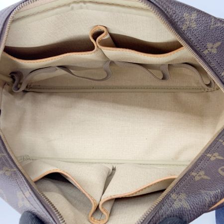  LOUIS VUITTON ルイヴィトン モノグラム ボーリング ヴァニティ ハンドバッグ M47270 ブラウン