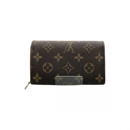  LOUIS VUITTON ルイヴィトン モノグラム ポルト モネ ビエ トレゾール 二つ折り財布 M61730 ブラウン