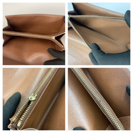  LOUIS VUITTON ルイヴィトン モノグラム ポシェット ポルト モネ クレディ 二つ折り長財布  M61726 ブラウン