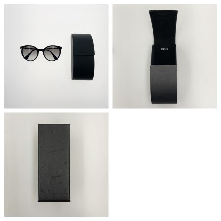  PRADA プラダ ブラックフレーム サングラス ボストン型 SPR-17S-F ブラック