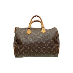 〇〇 LOUIS VUITTON ルイヴィトン モノグラム スピーディ35 ハンドバッグ M41524 ブラウン Cランク