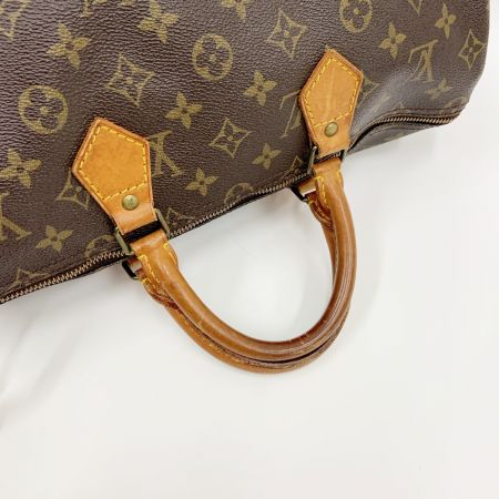  LOUIS VUITTON ルイヴィトン モノグラム スピーディ35 ハンドバッグ M41524 ブラウン