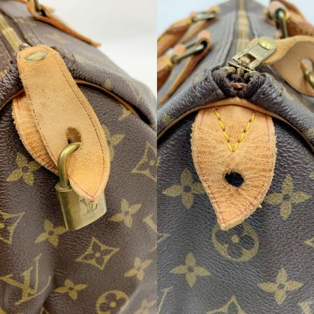  LOUIS VUITTON ルイヴィトン モノグラム スピーディ35 ハンドバッグ M41524 ブラウン