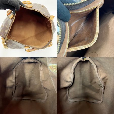  LOUIS VUITTON ルイヴィトン モノグラム スピーディ35 ハンドバッグ M41524 ブラウン