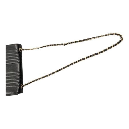  CHANEL シャネル キャビア スキン マドモアゼル チェーンショルダーバッグ ブラック