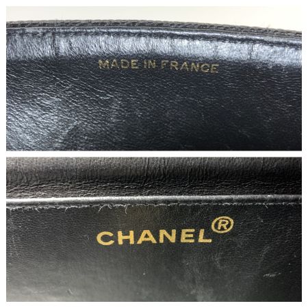  CHANEL シャネル キャビア スキン マドモアゼル チェーンショルダーバッグ ブラック