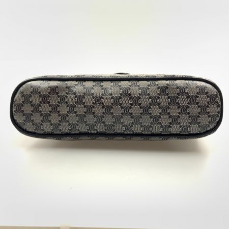  CELINE セリーヌ マカダム柄 ショルダーバッグ ネイビー