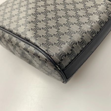  CELINE セリーヌ マカダム柄 ショルダーバッグ ネイビー