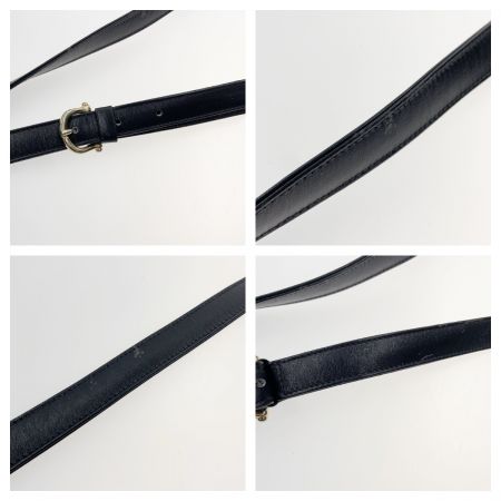  CELINE セリーヌ マカダム柄 ショルダーバッグ ネイビー