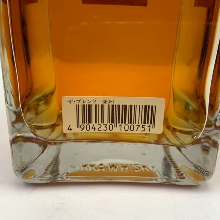 【北海道内限定発送】 NIKKA WHISKY ニッカウイスキー ザ ブレンド オブ ニッカ 660ml 45% ウィスキー 未開栓