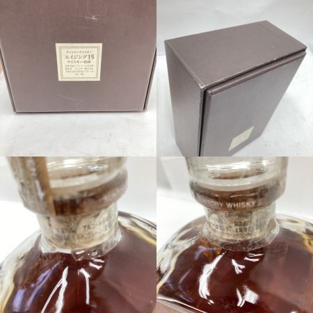 【北海道内限定発送】 SUNTORY サントリー AGEING 15 エイジング ウィスキー 750ml 43度 ウイスキー特級表記 未開栓