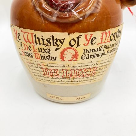  Ye Monks イモンクス デラックス De Luxe 43度 750ml スコッチ ウイスキー 未開栓