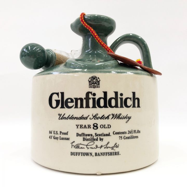 Glenfiddich グレンフィディック 8年 スコッチ ウイスキー 750ml 43% 未開栓｜中古｜なんでもリサイクルビッグバン