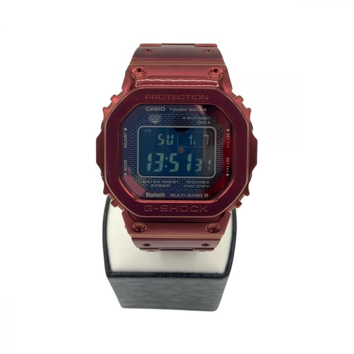 CASIO カシオ G-SHOCK Gショック フルメタルスクエアモデル ソーラー電波 クォーツ 腕時計 GMW-B5000RD-4JF レッド ｜中古｜なんでもリサイクルビッグバン