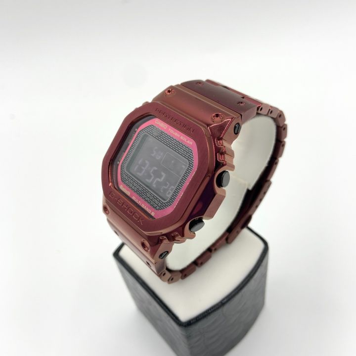 CASIO カシオ G-SHOCK Gショック フルメタルスクエアモデル ソーラー電波 クォーツ 腕時計 GMW-B5000RD-4JF レッド ｜中古｜なんでもリサイクルビッグバン