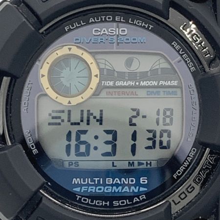  CASIO カシオ Gショック フロッグマン ソーラー電波クォーツ 腕時計 GWF-1000G ブラック