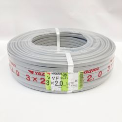 〇〇 YAZAKI  電材 VVFケーブル 3芯 3× 2.0 PbF 100m 未開封品 未使用品 Nランク