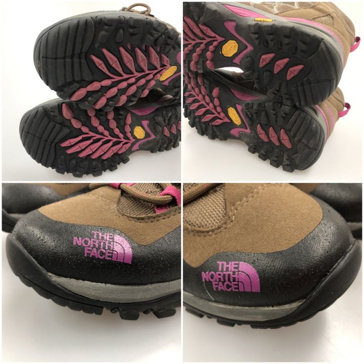 THE NORTH FACE ザノースフェイス W STORM Mid WP レディース トレッキングシューズ 24.5cm NFW01424  カフブラウン x フーシアピンク｜中古｜なんでもリサイクルビッグバン