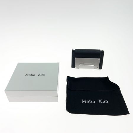  matin kim カードケース 名刺入れ ブラック