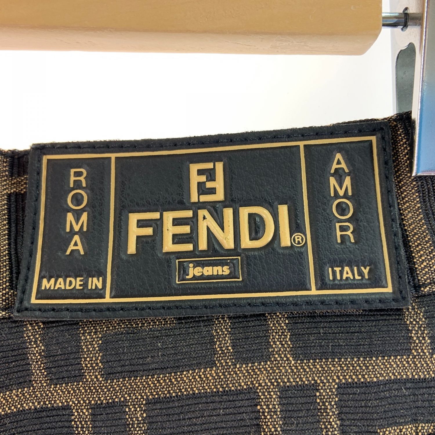 中古】 FENDI フェンディ ズッカ柄 パンツ サイズ 27インチ