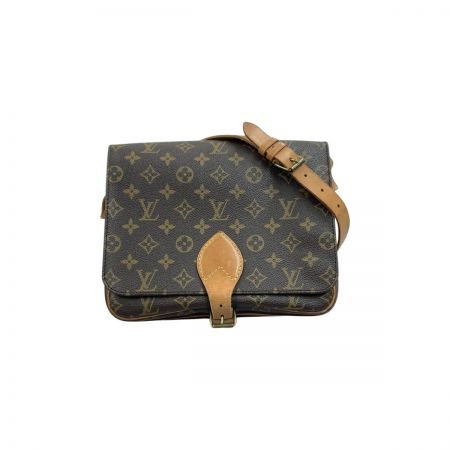  LOUIS VUITTON ルイヴィトン モノグラム カルトシエール ショルダーバッグ M51252 ブラウン