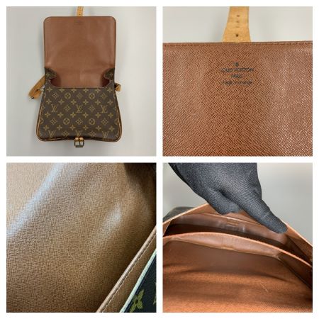  LOUIS VUITTON ルイヴィトン モノグラム カルトシエール ショルダーバッグ M51252 ブラウン