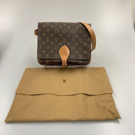  LOUIS VUITTON ルイヴィトン モノグラム カルトシエール ショルダーバッグ M51252 ブラウン