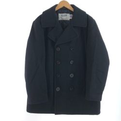〇〇 Schott ショット メンズ Pコート サイズ40 ブラック Bランク