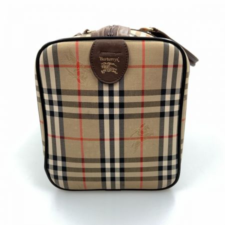  BURBERRY バーバリー シャドーホース ノバチェック ボストンバッグ ハンドバッグ