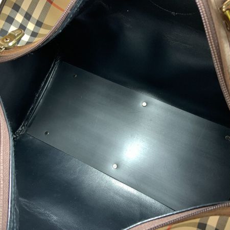  BURBERRY バーバリー シャドーホース ノバチェック ボストンバッグ ハンドバッグ